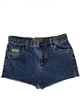 Empyre Girls Tori Dark Wash Denim Skate Shorts